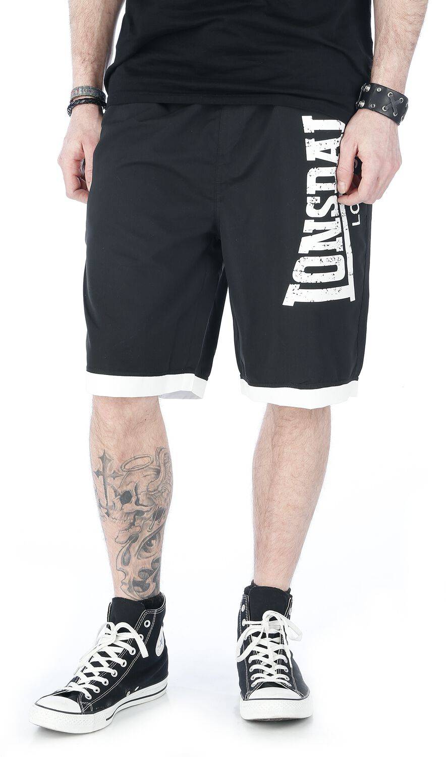 EMP "Clennel" Badeshort schwarz von Lonsdale London Super Rabatt