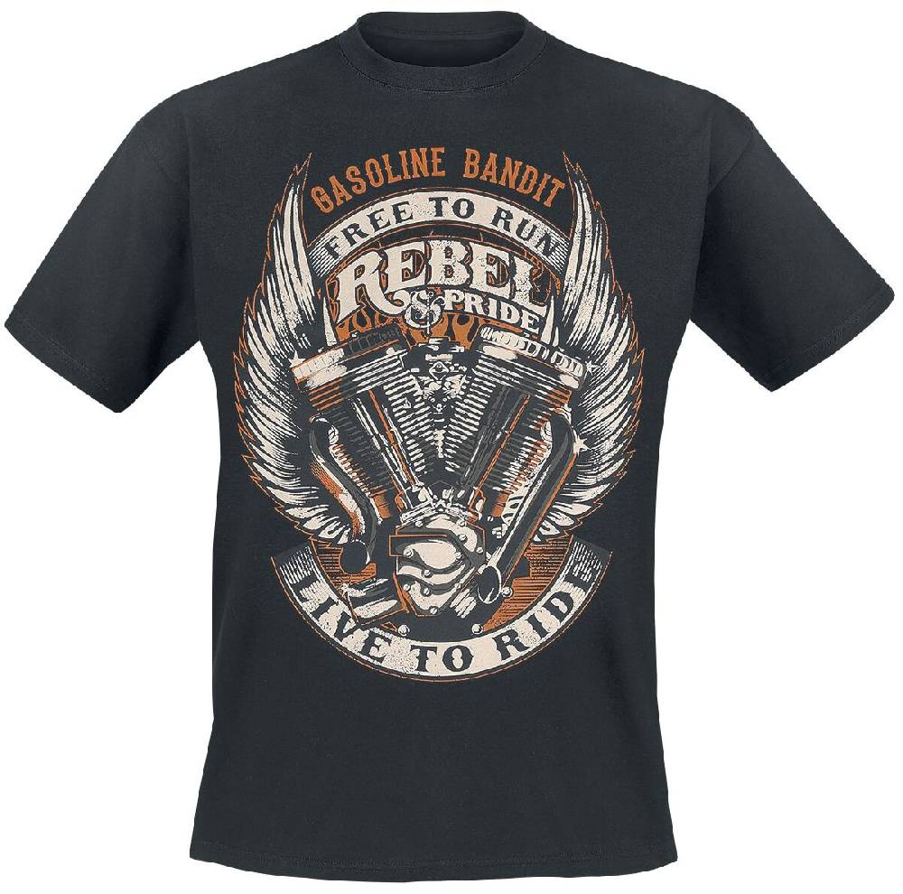 EMP "Rebel Pride" T-Shirt schwarz von Gasoline Bandit