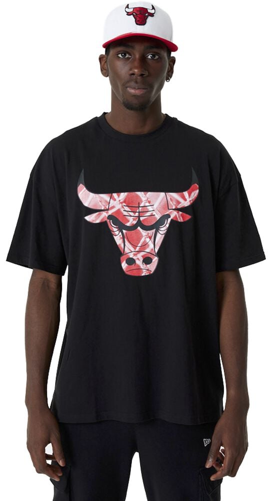 EMP "Chicago Bulls Logo Tee" T-Shirt schwarz von New Era - NBA