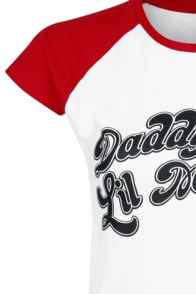 EMP "Daddy's Lil' Monster" T-Shirt weiß/rot von Suicide Squad Online