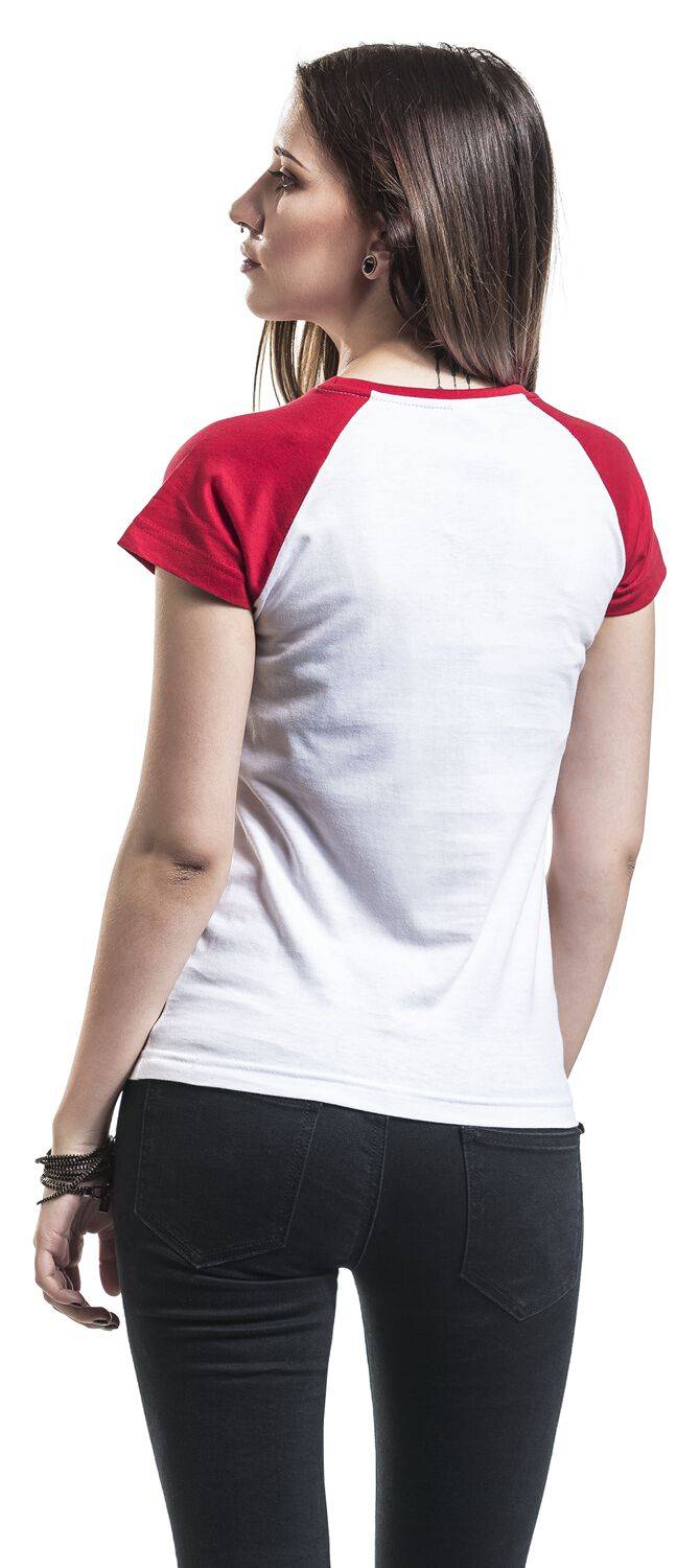 EMP "Daddy's Lil' Monster" T-Shirt weiß/rot von Suicide Squad Online