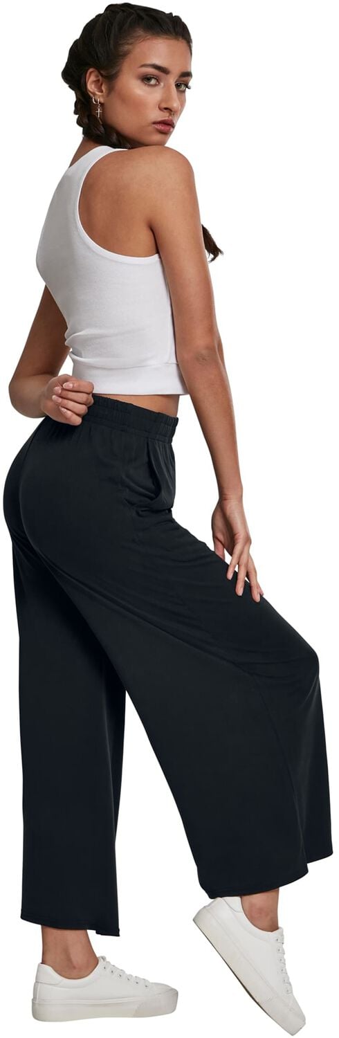 EMP "Ladies Modal Culotte" Stoffhose schwarz von Urban Classics Schlussverkauf