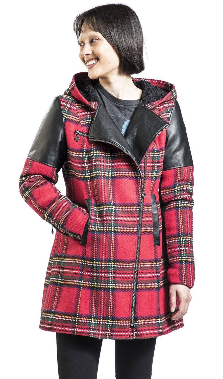 EMP Übergangsjacke schwarz/rot von RED by EMP Günstiger Verkauf