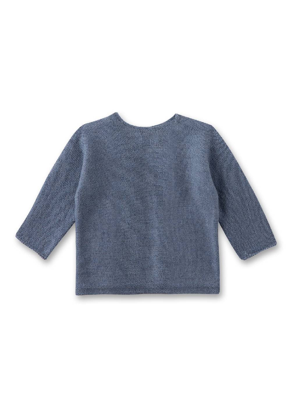Sanetta Baby-Strickjacke Blau aus Wolle Sonderangebote