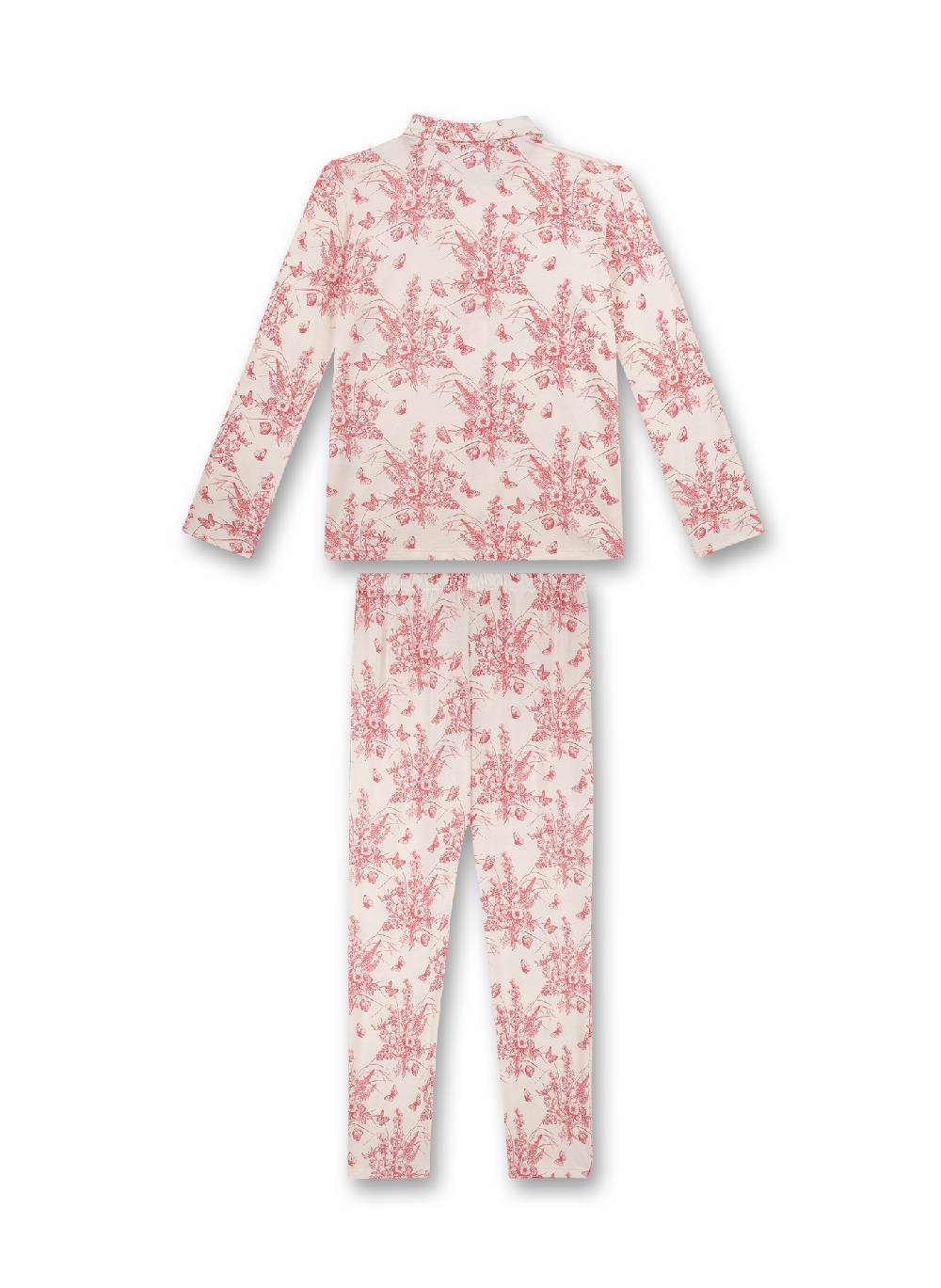 Sanetta Mädchen-Pyjama Off-White Nur für heute