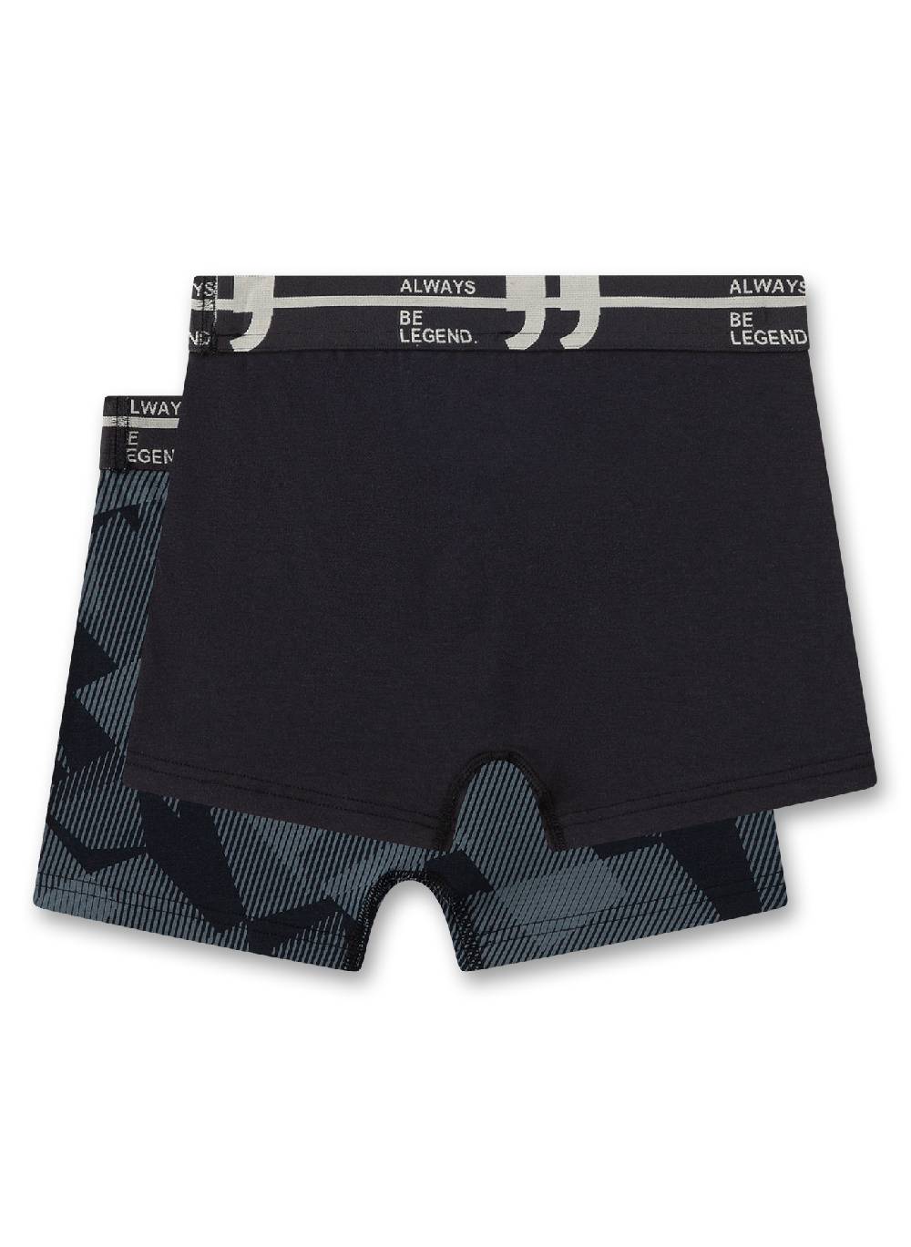 Sanetta Jungen-Hipshorts (Doppelpack) Dunkelgrau Online