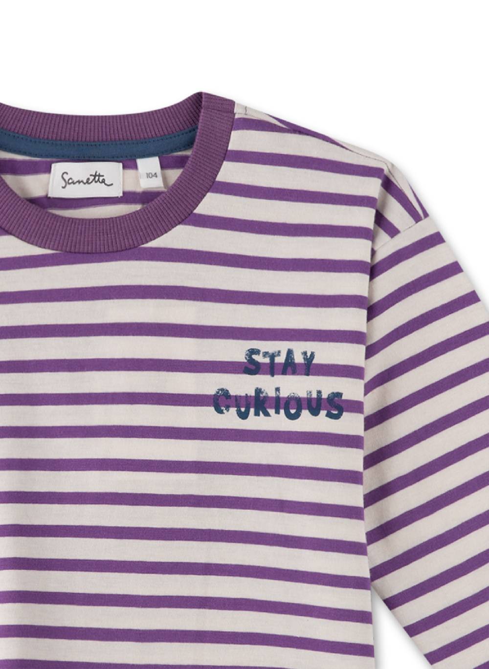 Sanetta Jungen-Langarmshirt Lila im Angebot