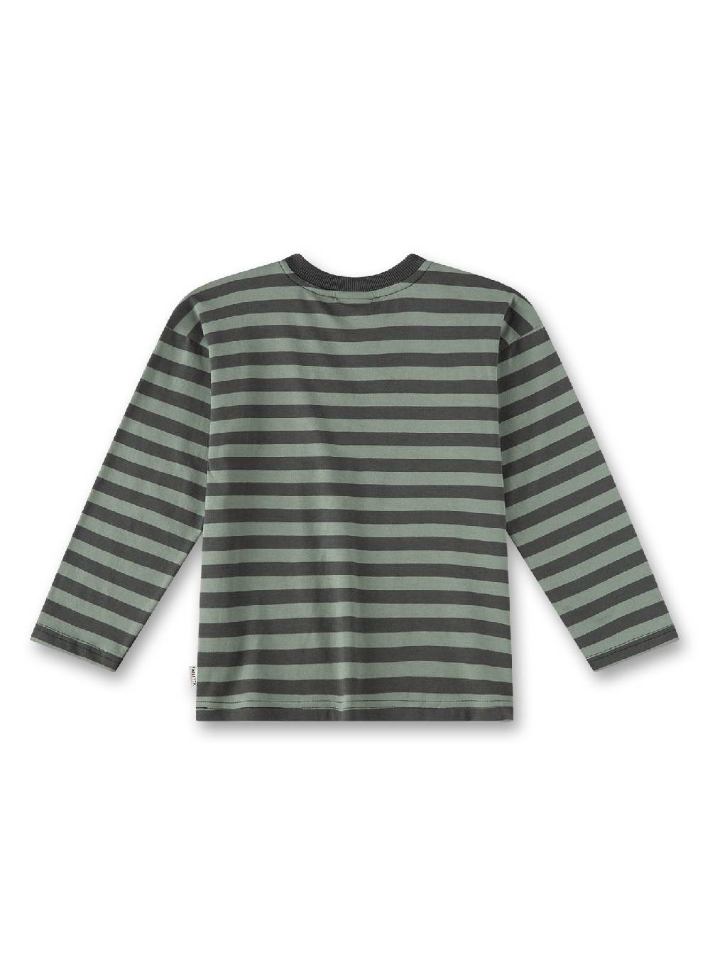 Sanetta Jungen-Langarmshirt Grün Sonderangebot