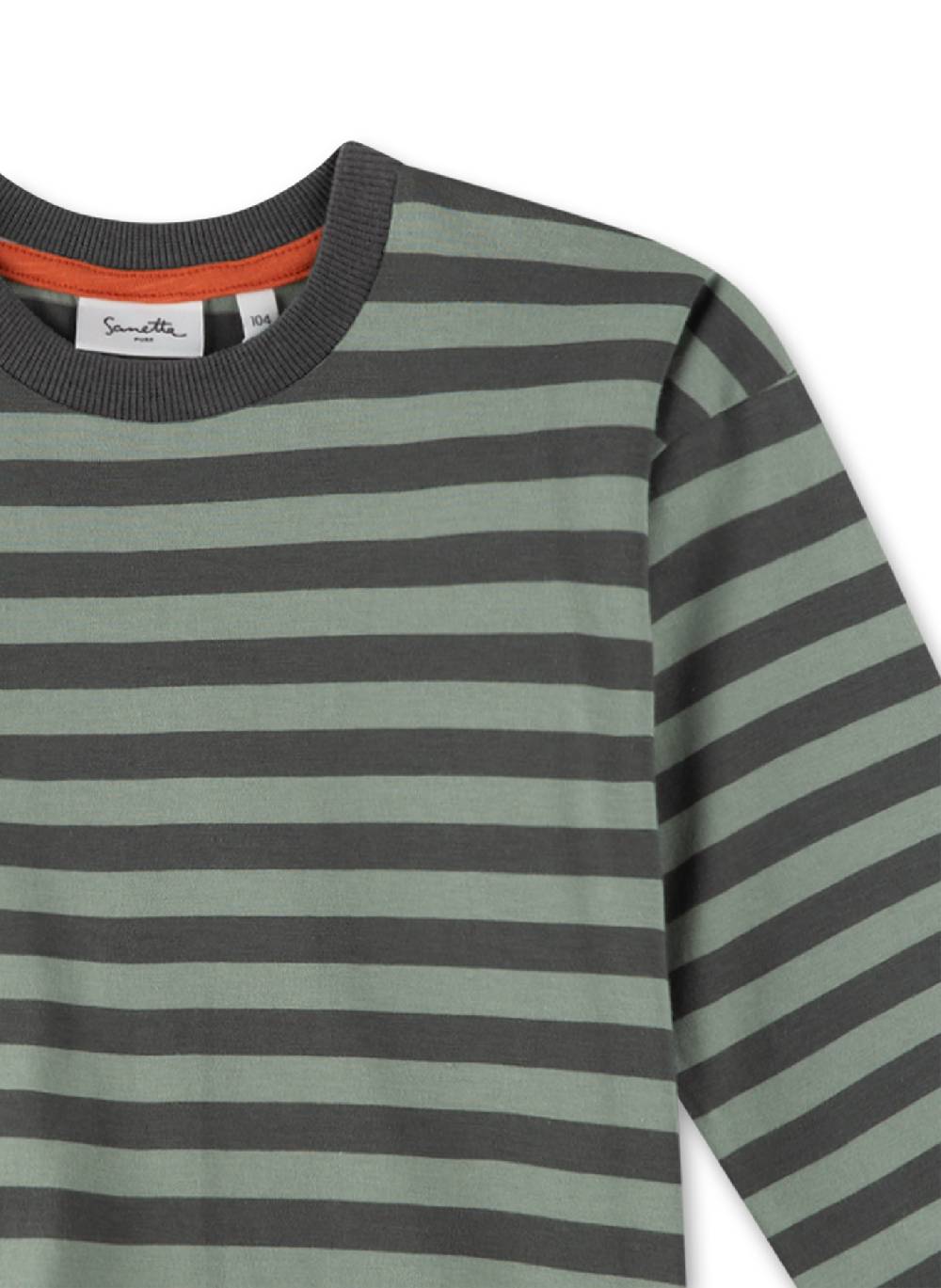Sanetta Jungen-Langarmshirt Grün Sonderangebot