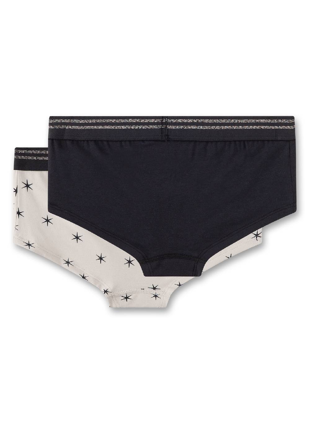 Sanetta Mädchen-Cutbriefs (Doppelpack) Off-White & Dunkelgrau Online Shopping