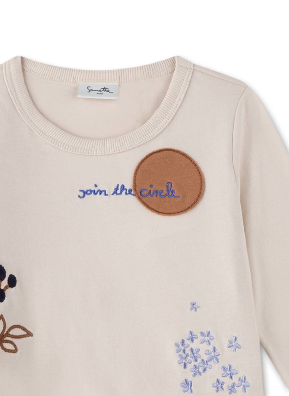Sanetta Mädchen-Langarmshirt Off-White Top Angebot