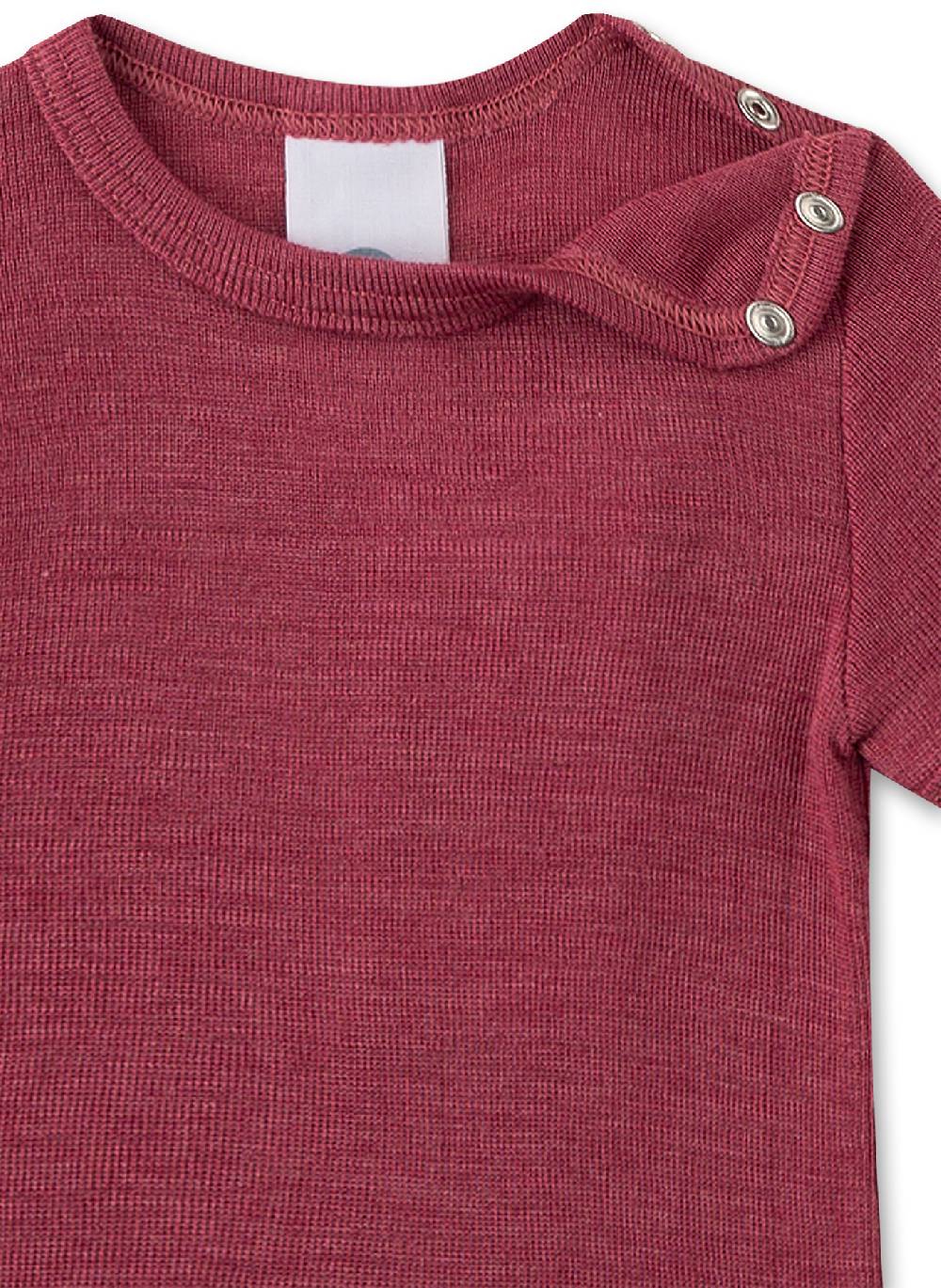 Sanetta Body kurzarm Pink aus Merinowolle & Seide Wochenangebot