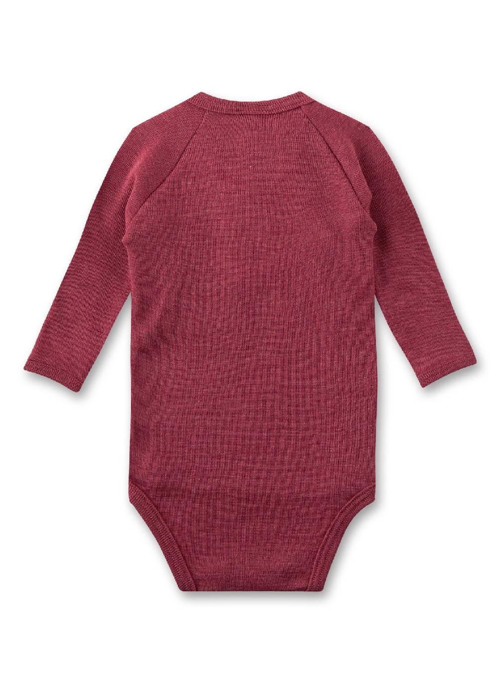Sanetta Wickelbody langarm Pink aus Wolle & Seide JETZT KAUFEN