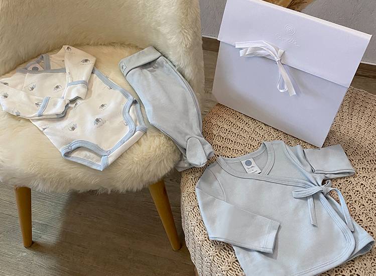 Sanetta Erstausstattung Mini-Set Hellblau Discount Store für neue Produkte