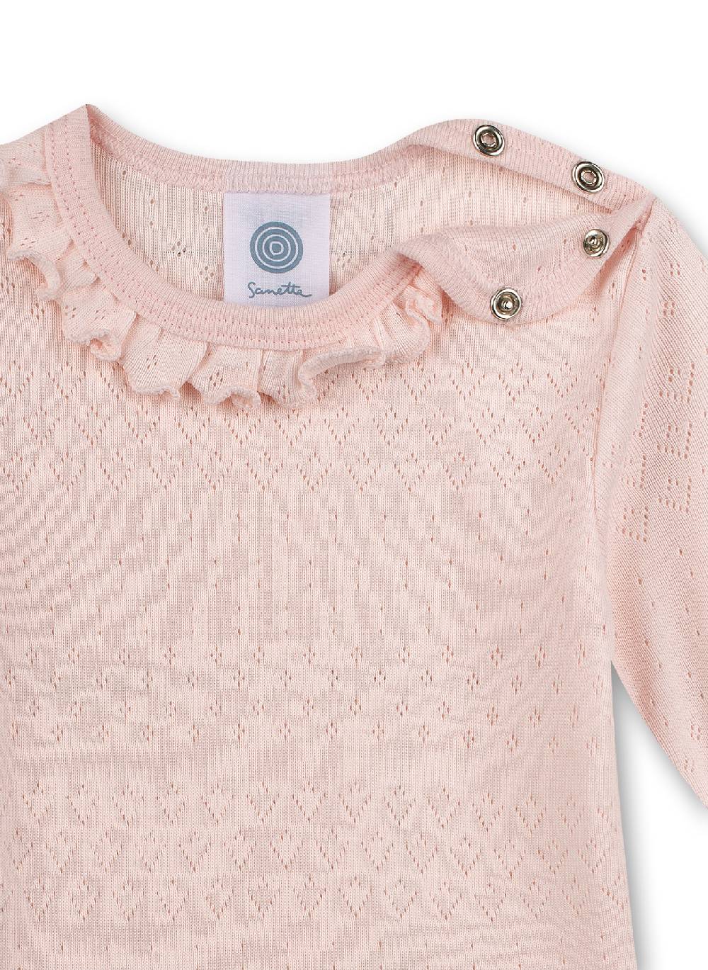 Sanetta Body langarm Rosa Riesige Rabatte