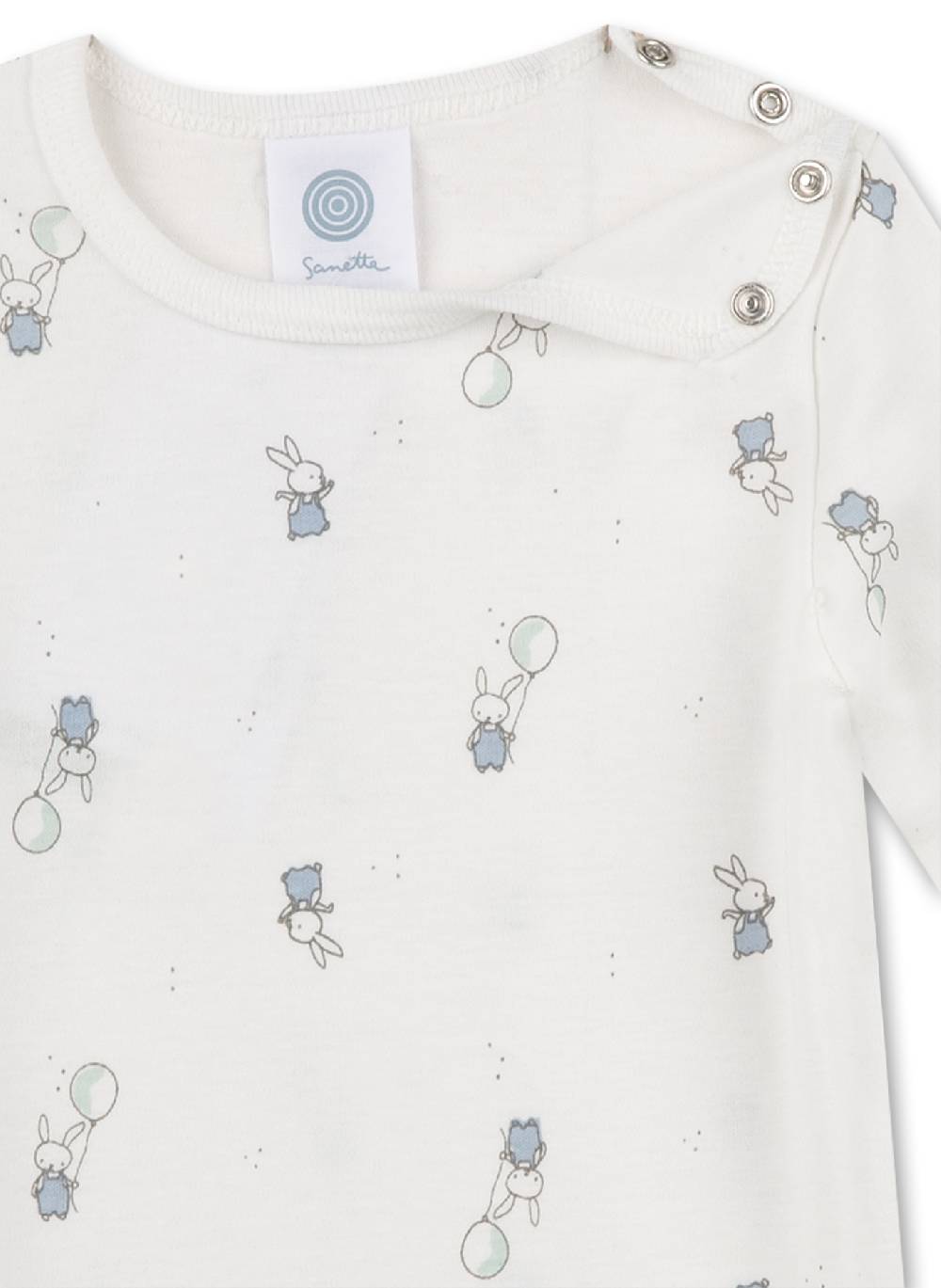 Sanetta Body langarm Off-White 2025