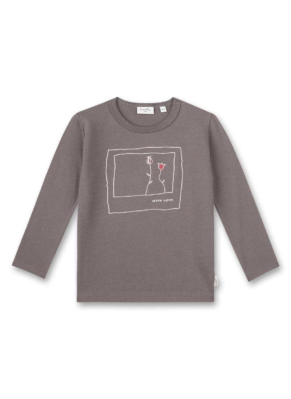 Sanetta Mädchen-Langarmshirt Braun Online
