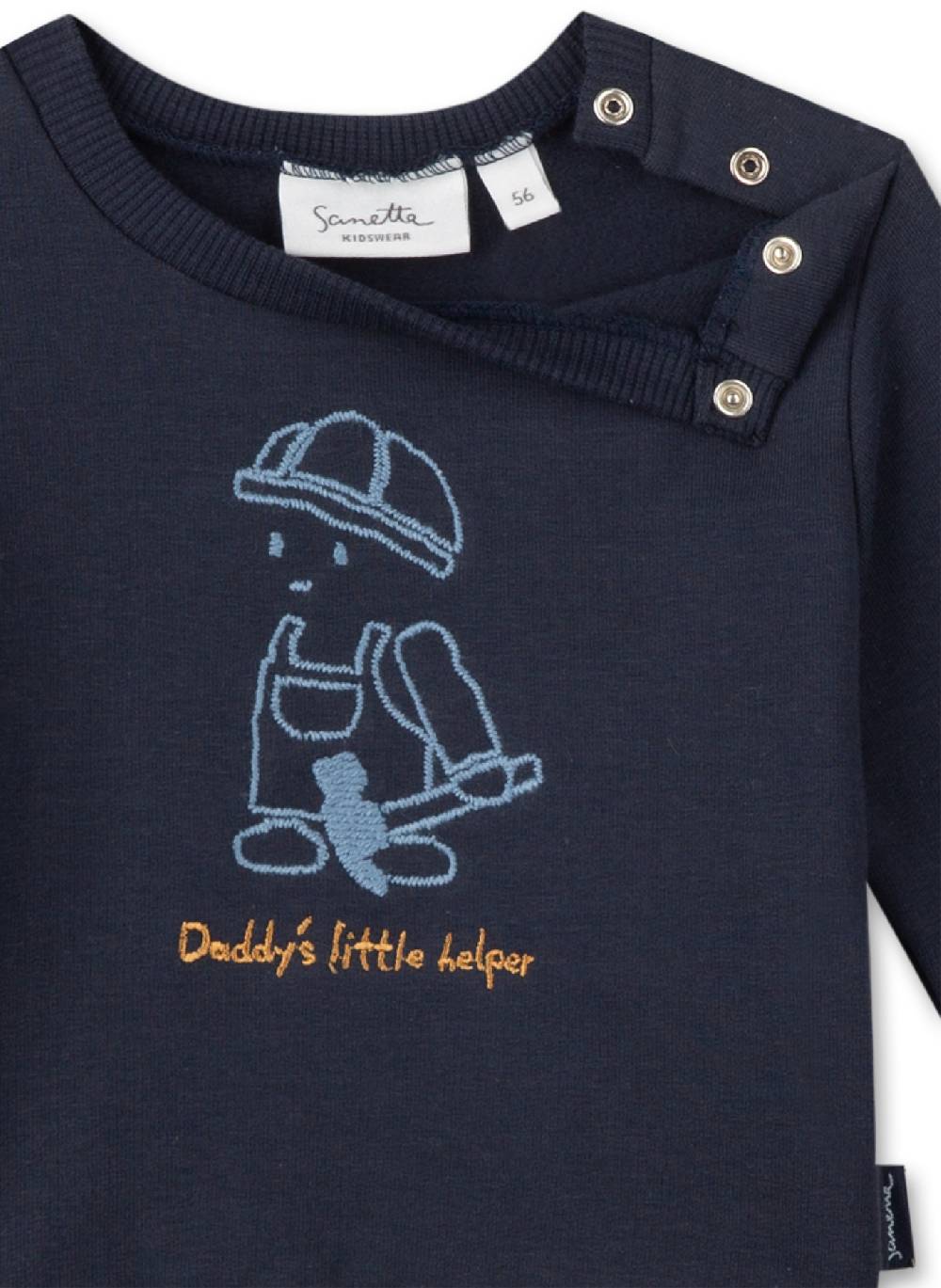Sanetta Jungen-Sweatshirt Dunkelblau Neueste Mode