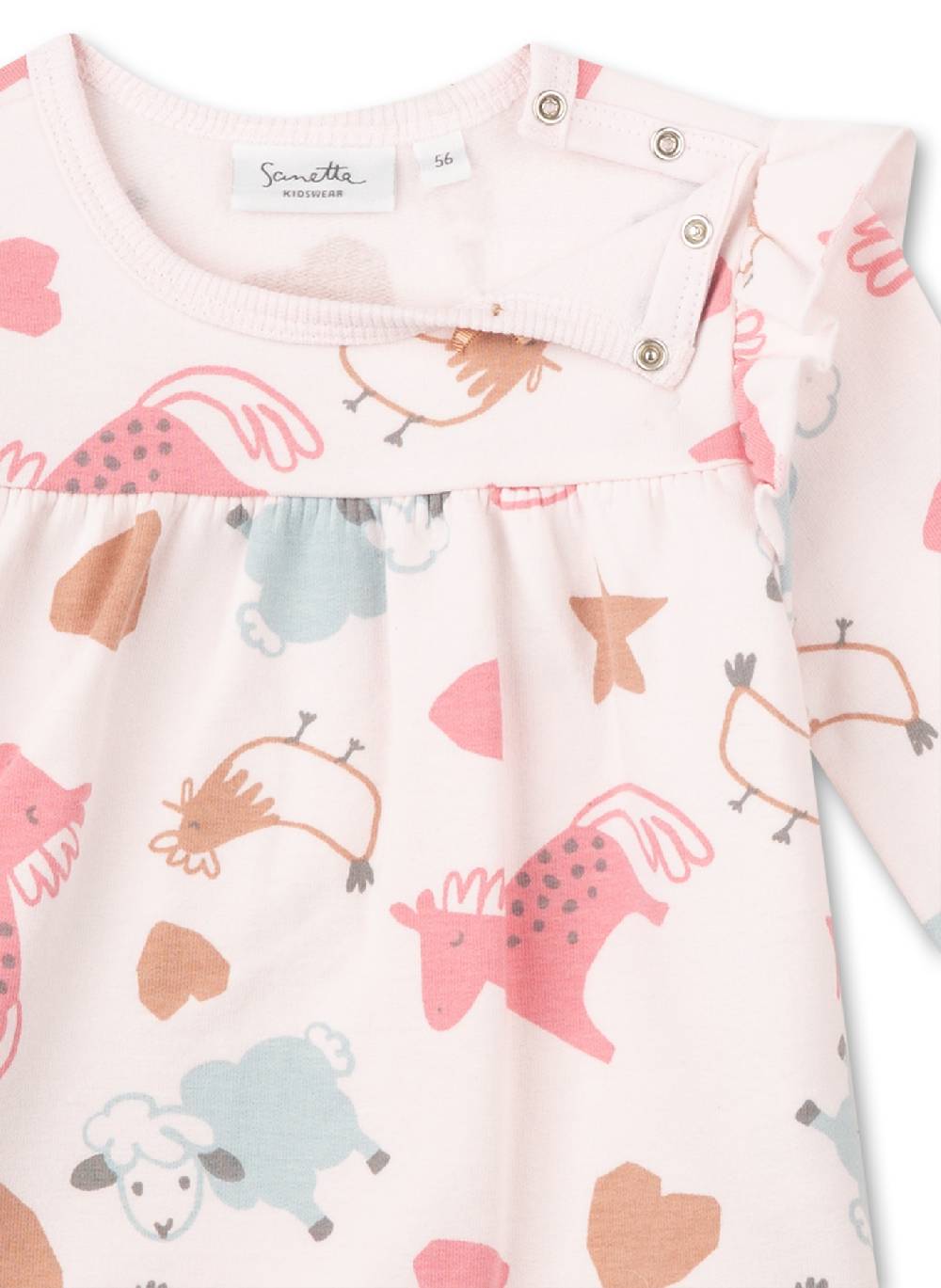 Sanetta Mädchen-Kleid Rosa Zeitbegrenzte Promotion