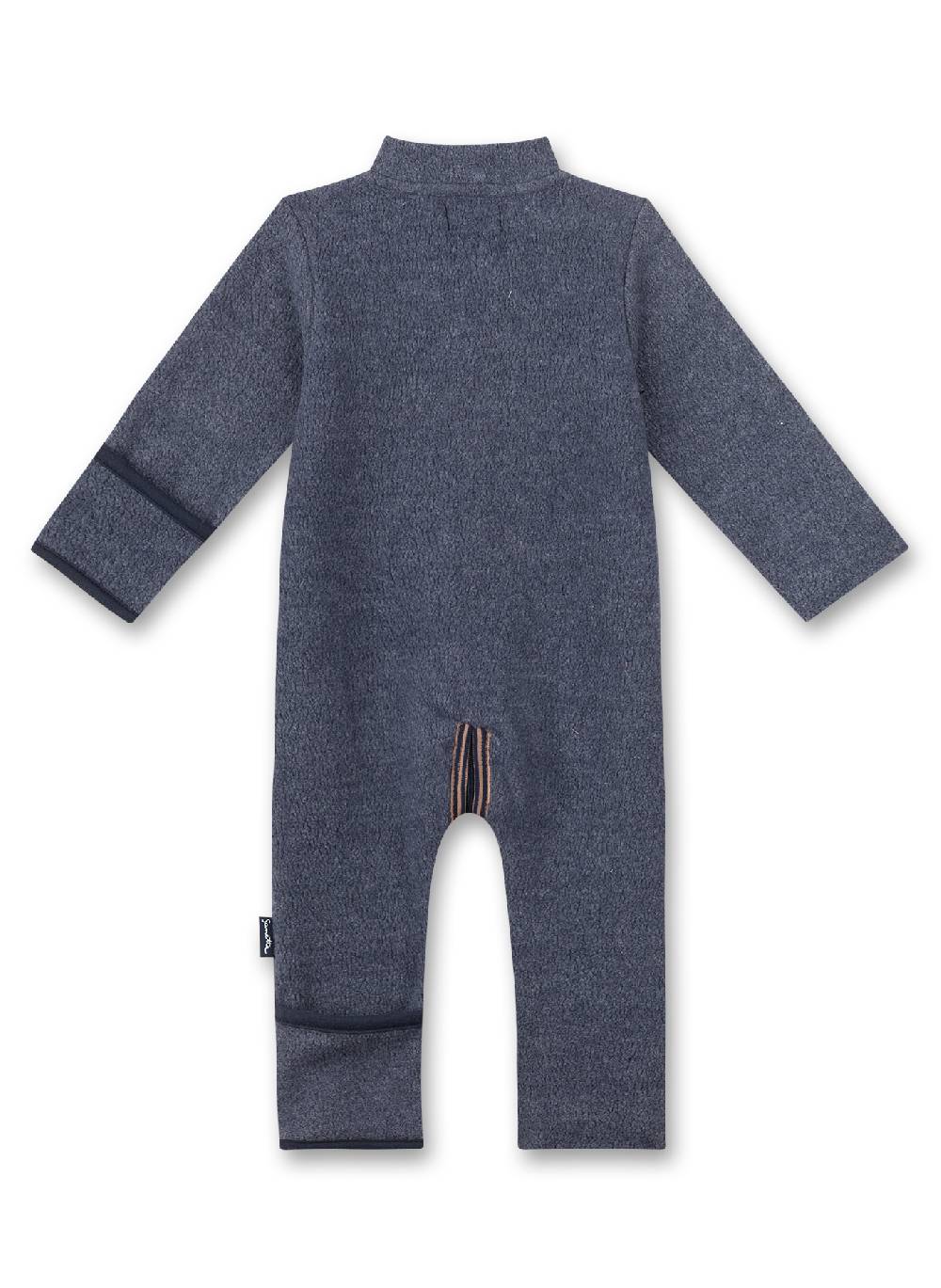 Sanetta Unisex-Fleeceoverall Blau aus recyceltem Polyester Fabrikladen