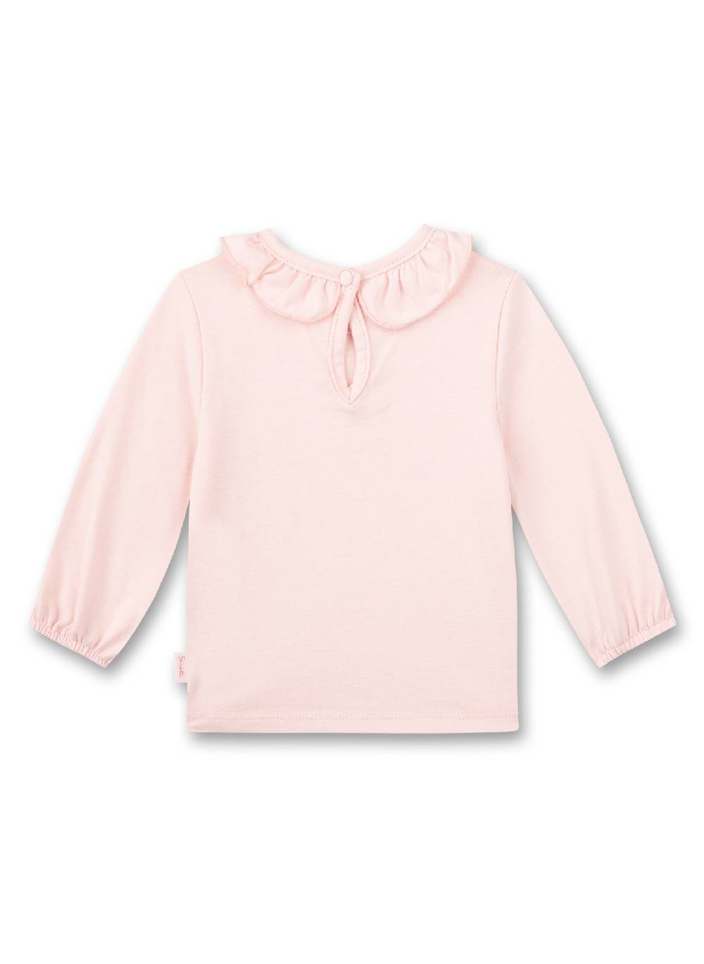 Sanetta Mädchen-Shirt langarm Rosa mit Kragen Im Verkauf