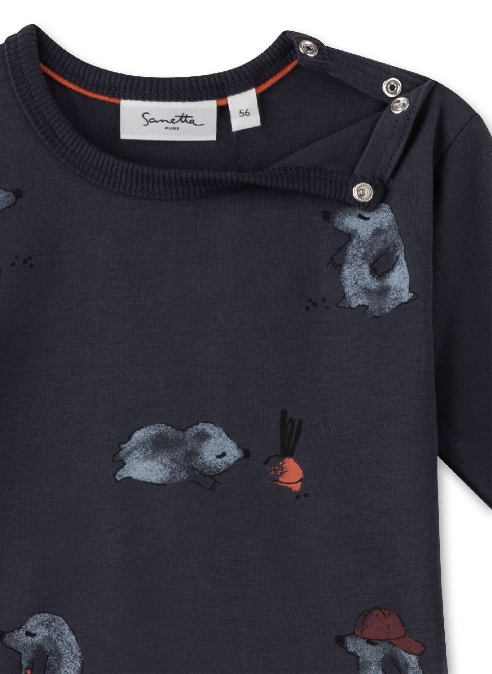 Sanetta Jungen-Langarmshirt Blau Großer Ausverkauf