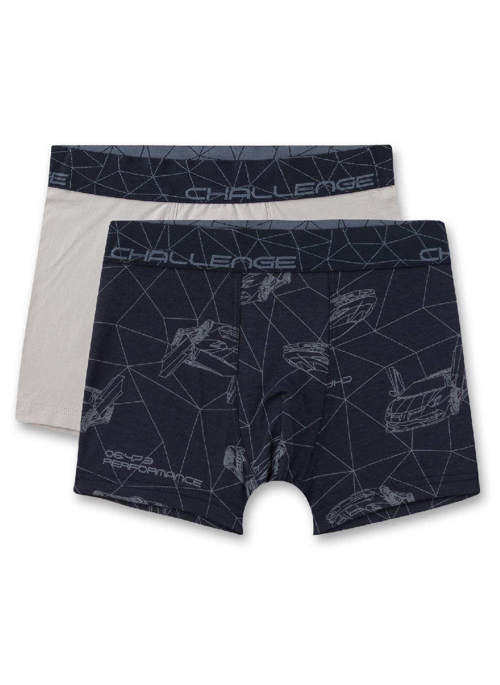 Sanetta Jungen-Hipshorts (Doppelpack=) Blau & Grau Muttertagsangebot