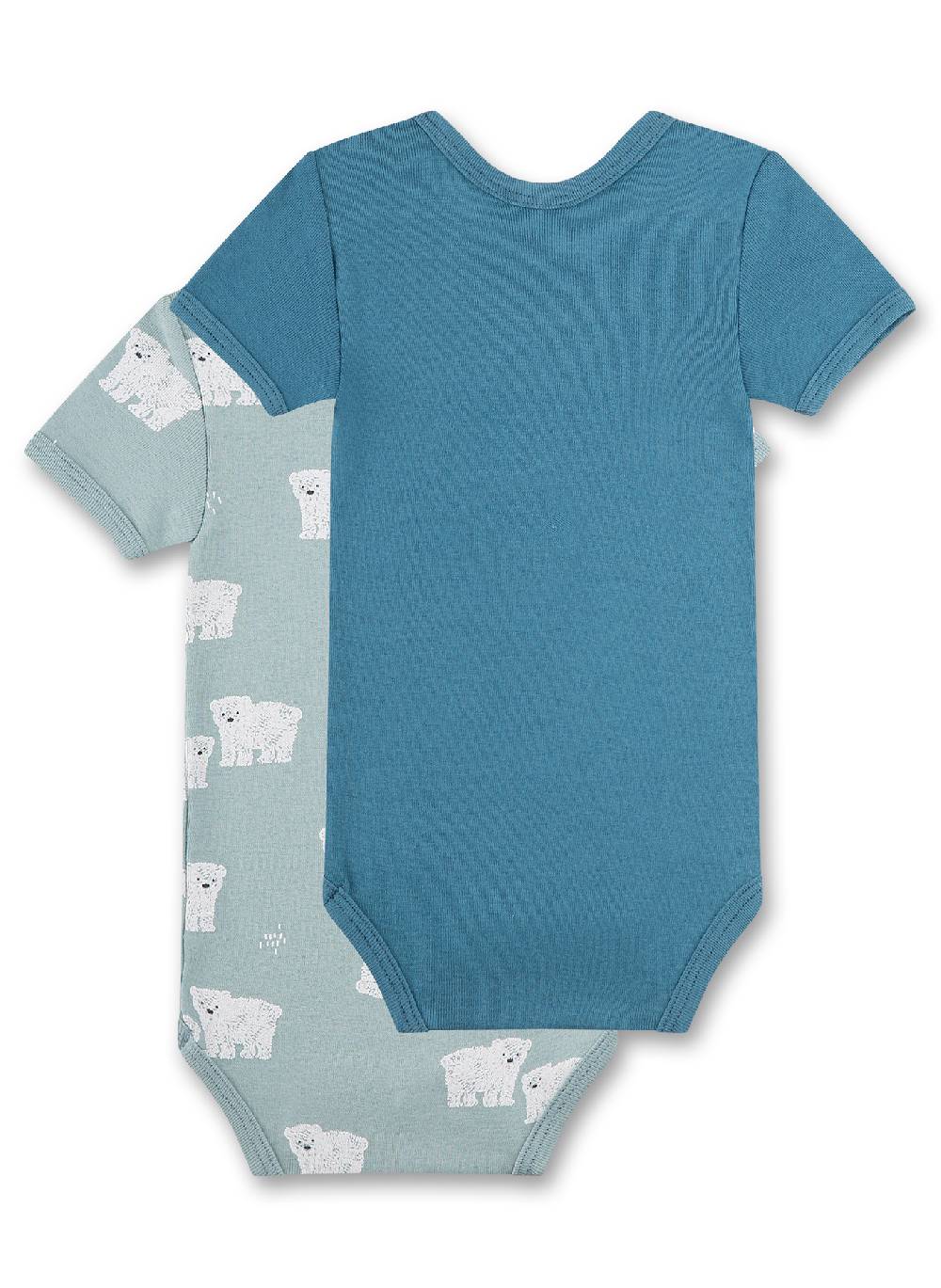Sanetta Baby-Body langarm (Doppelpack) Blau Sonderangebote