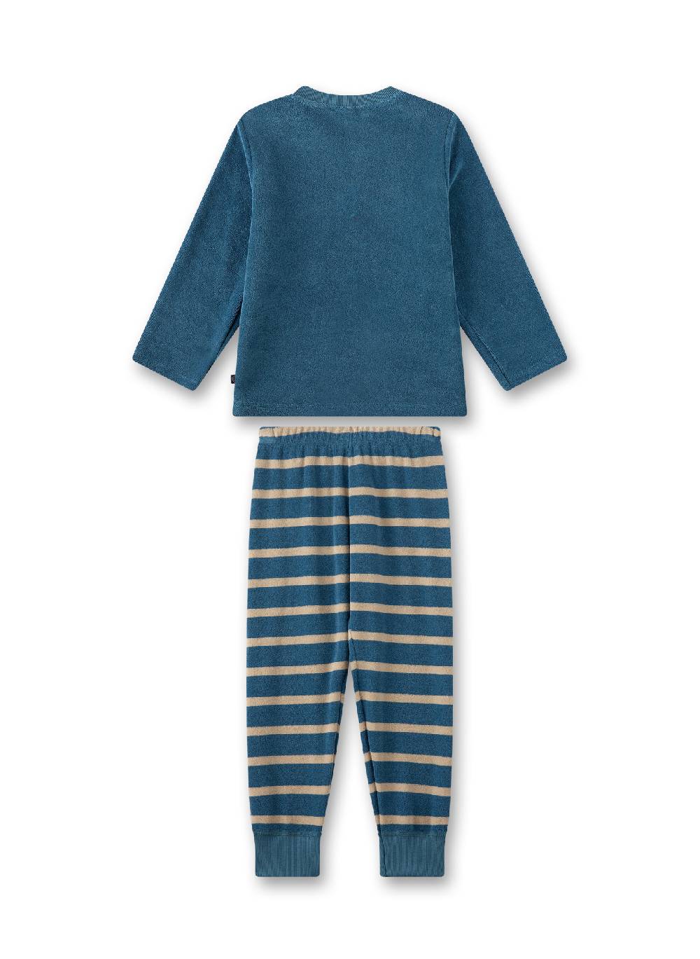 Sanetta Jungen-Schlafanzug Blau aus Frottee Speichern exportieren