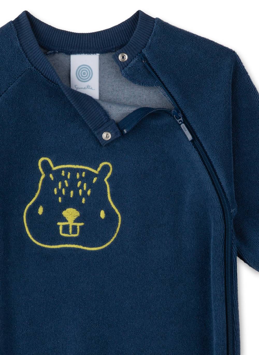 Sanetta Jungen-Strampler Blau Outlet