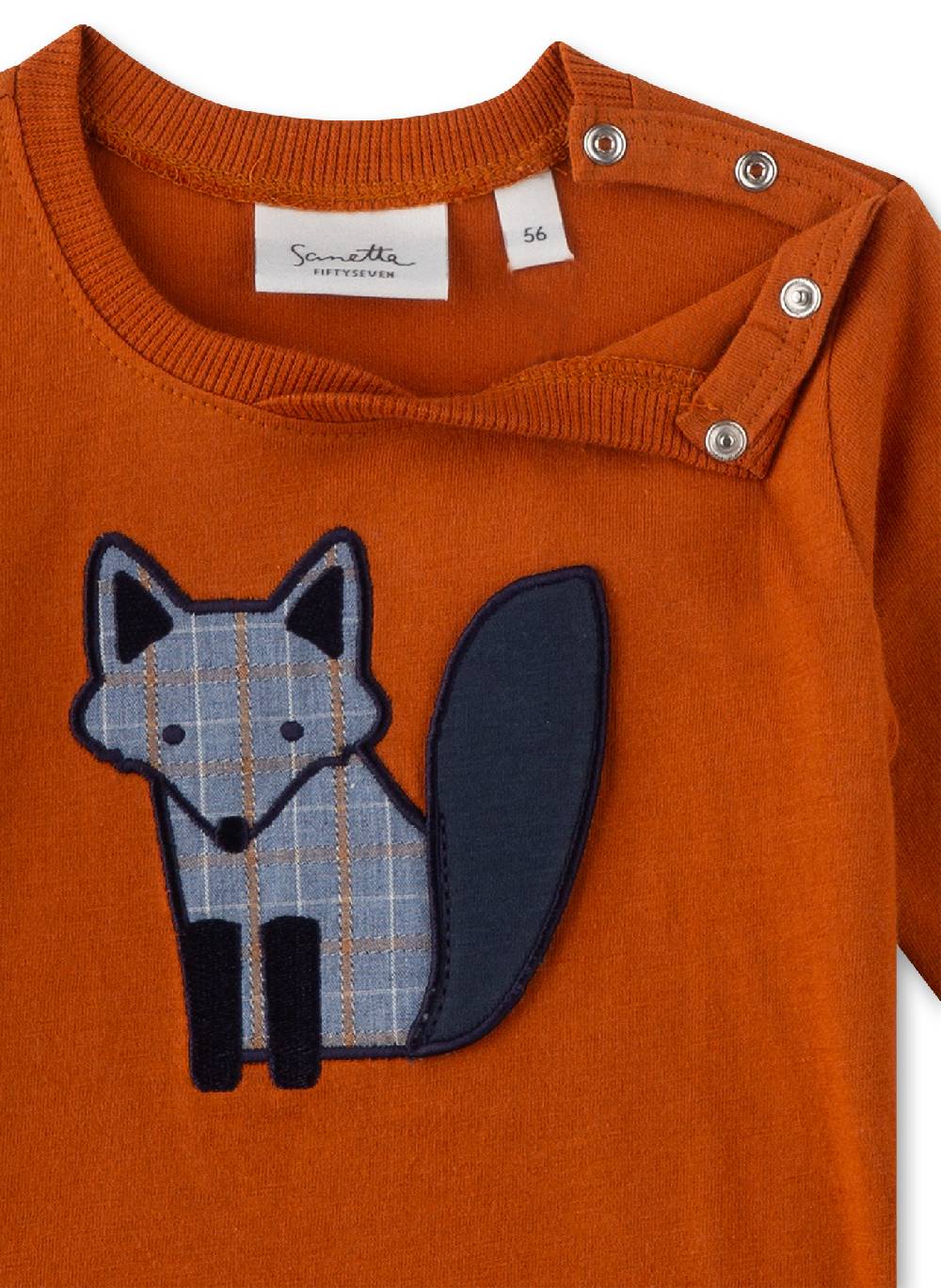 Sanetta Jungen-Langarmshirt Orange Blitzverkäufe