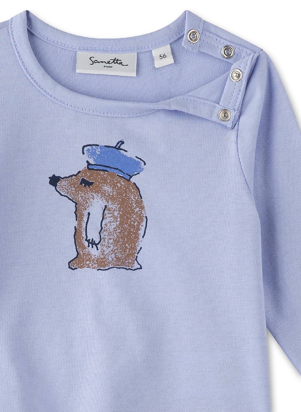 Sanetta Mädchen-Langarmshirt Blau Versandkostenfrei