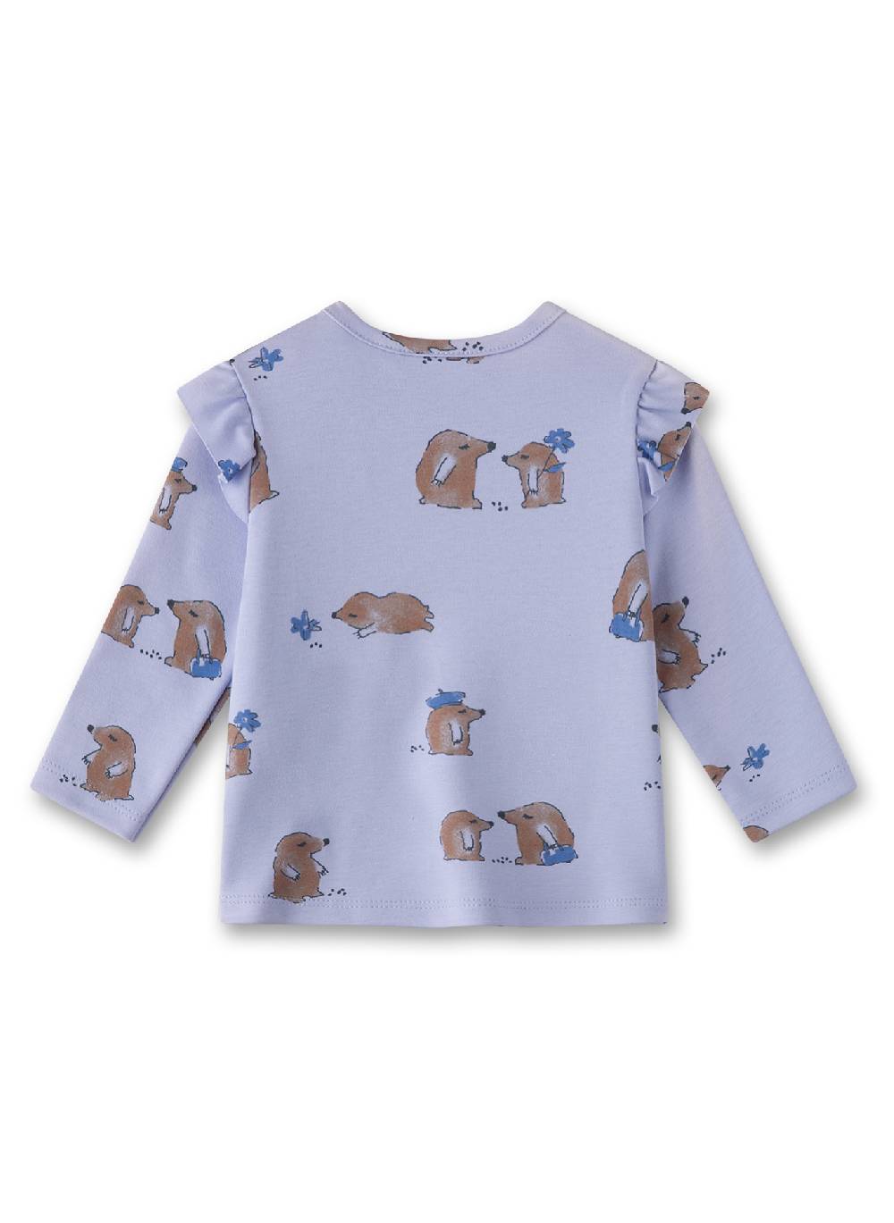 Sanetta Mädchen-Langarmshirt Blau Begrenztes Angebot
