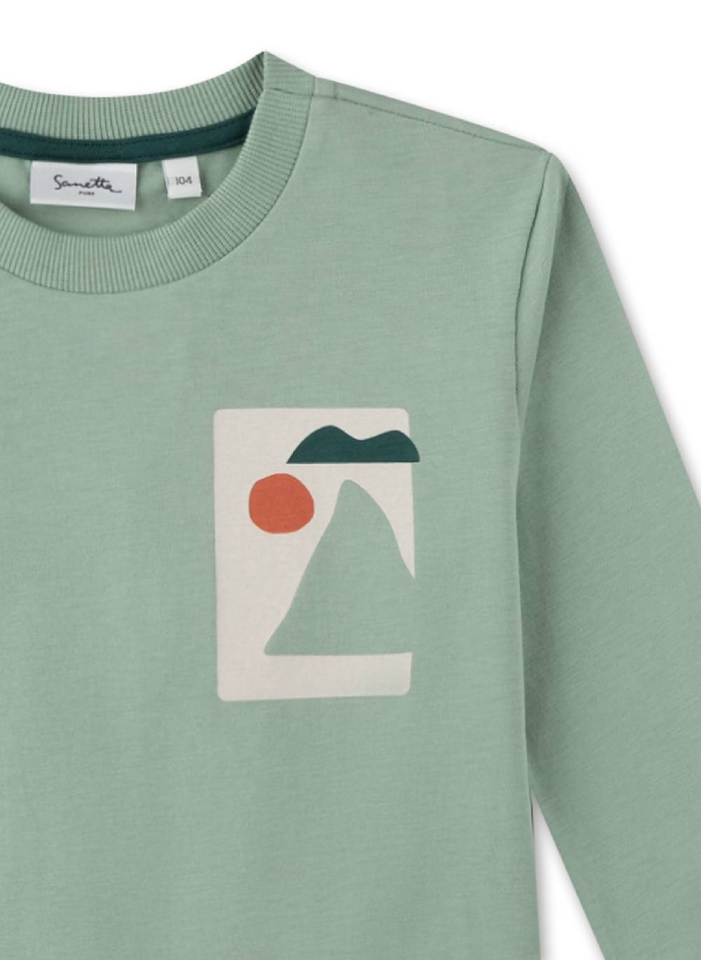 Sanetta Jungen-Langarmshirt Grün Kauf eins, bekomm eins gratis
