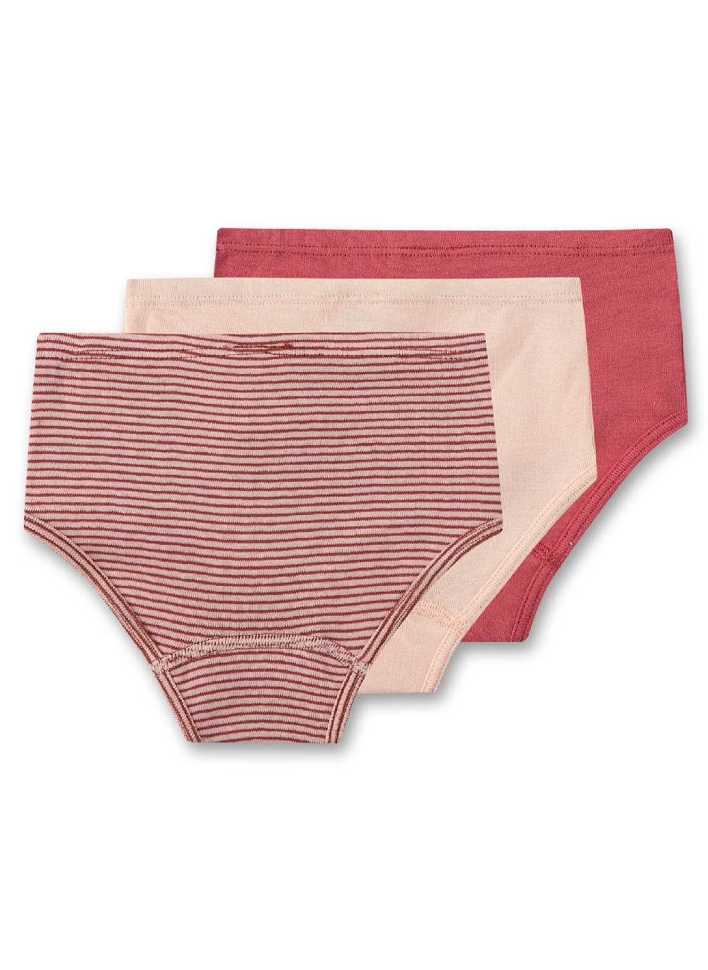 Sanetta Mädchen-Hipslip (Dreierpack) Rot Im Verkauf