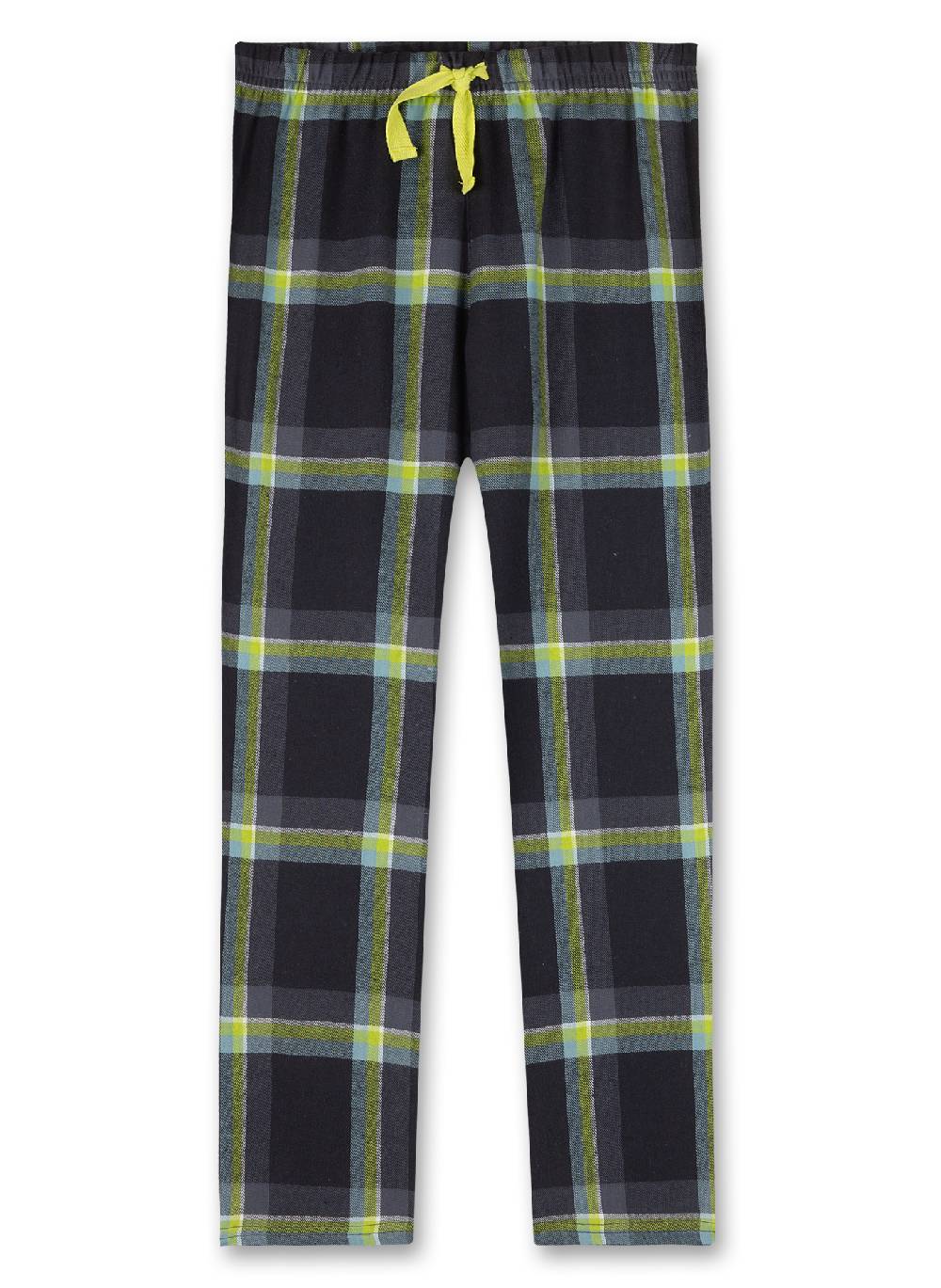 Sanetta Jungen-Pyjamahose Dunkelgrau kariert Outlet