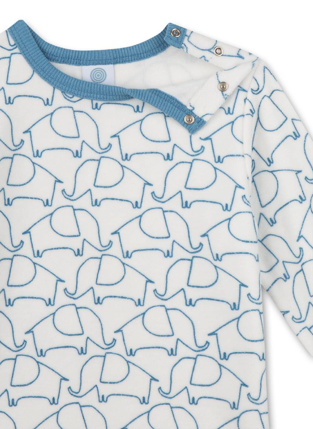 Sanetta Jungen-Schlafanzug lang Off-White Auslauf