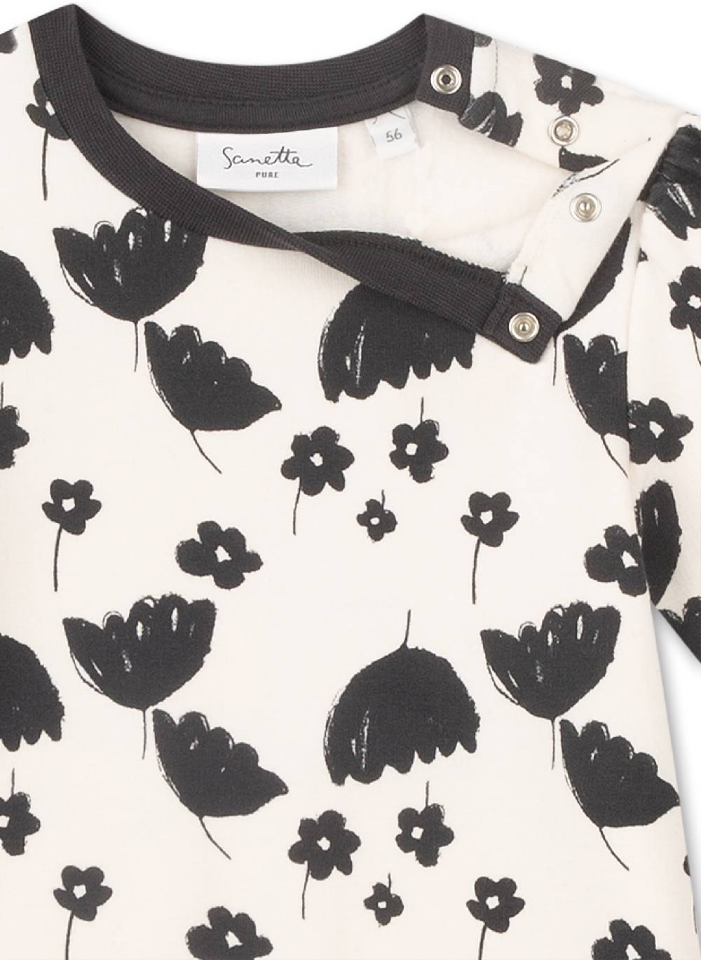 Sanetta Strampler Mädchen Off-White Fabrikpreis