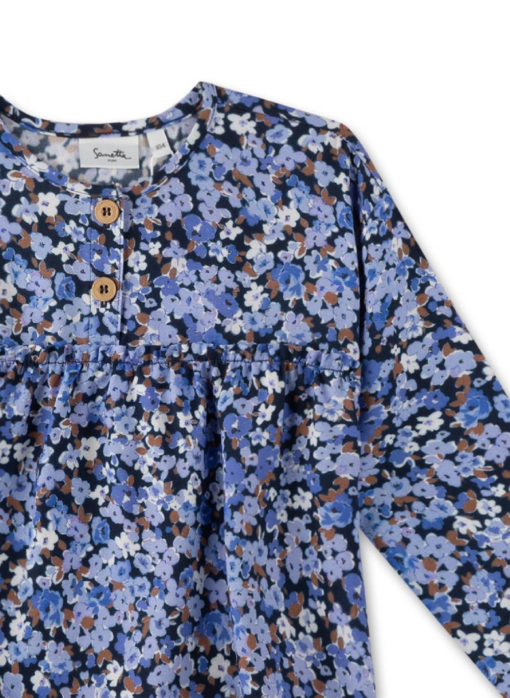 Sanetta Mädchen-Bluse Blau zollfrei