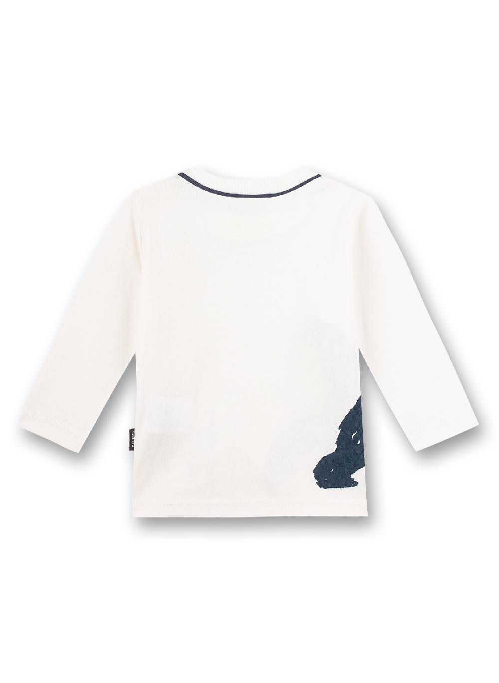 Sanetta Jungen-Shirt langarm Off-White Monkey Funky Exklusivangebot