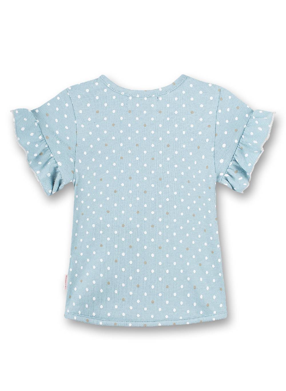 Sanetta Mädchen T-Shirt Hellblau Dots-Allover Fluffy Duckling VIP-Rabatte