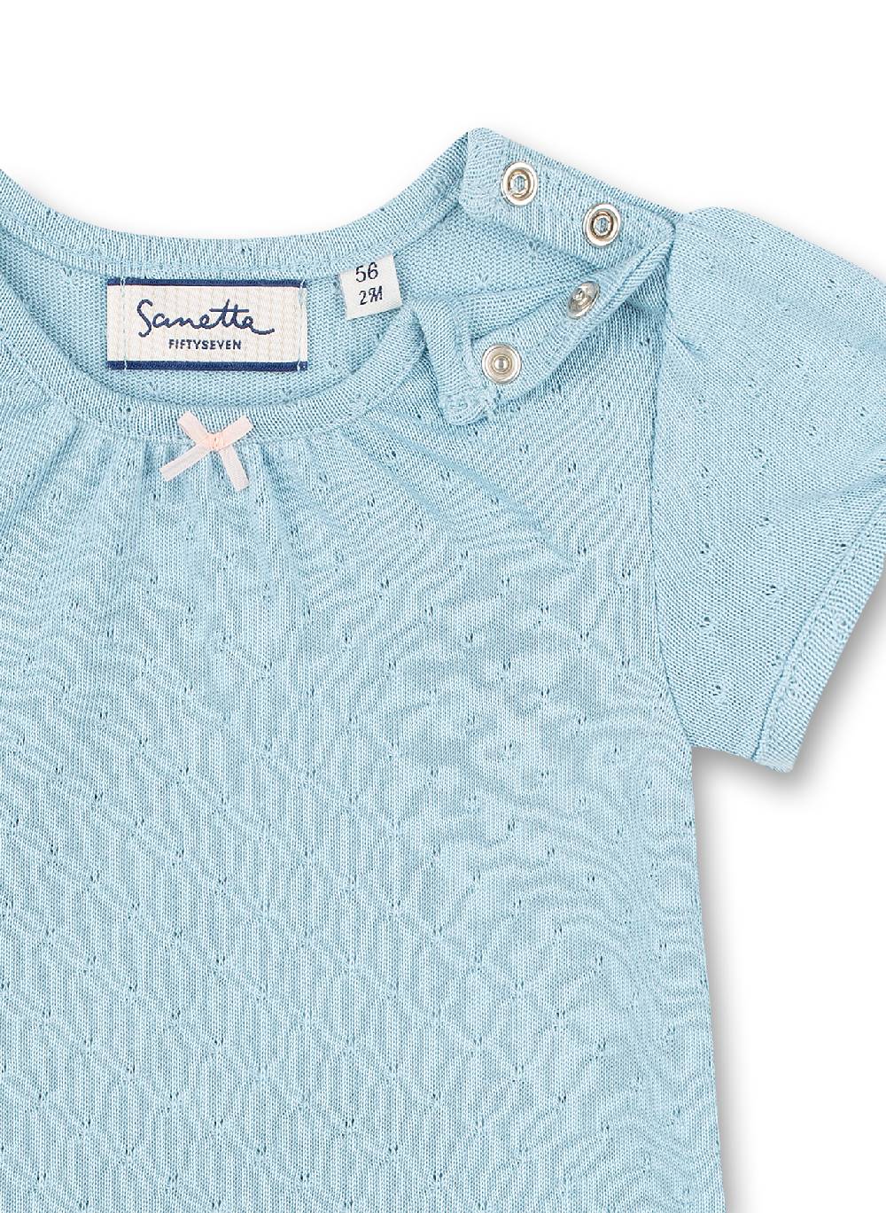 Sanetta Mädchen-Shirt Hellblau Fluffy Duckling Tiefpreis