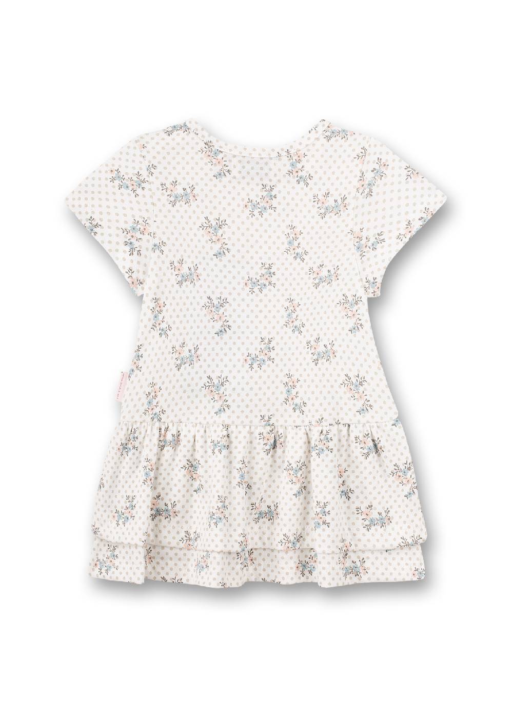Sanetta Mädchen-Kleid Off-White Dots-Allover Fluffy Duckling Kostenlose Rückgabe