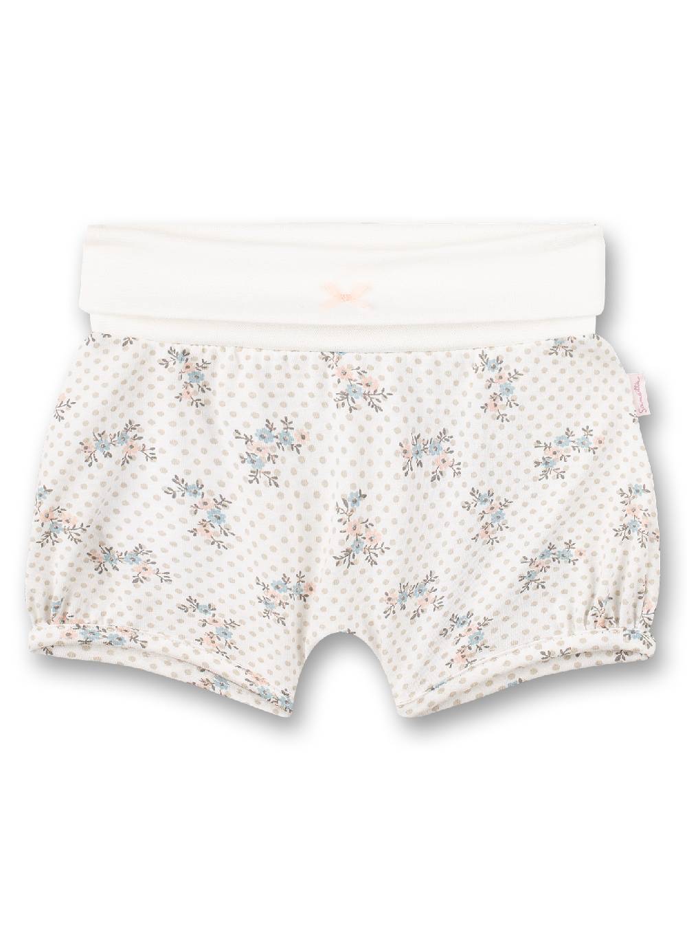 Sanetta Mädchen-Shorts Off-White Dots-Allover Fluffy Duckling Begrenzte Freigabe