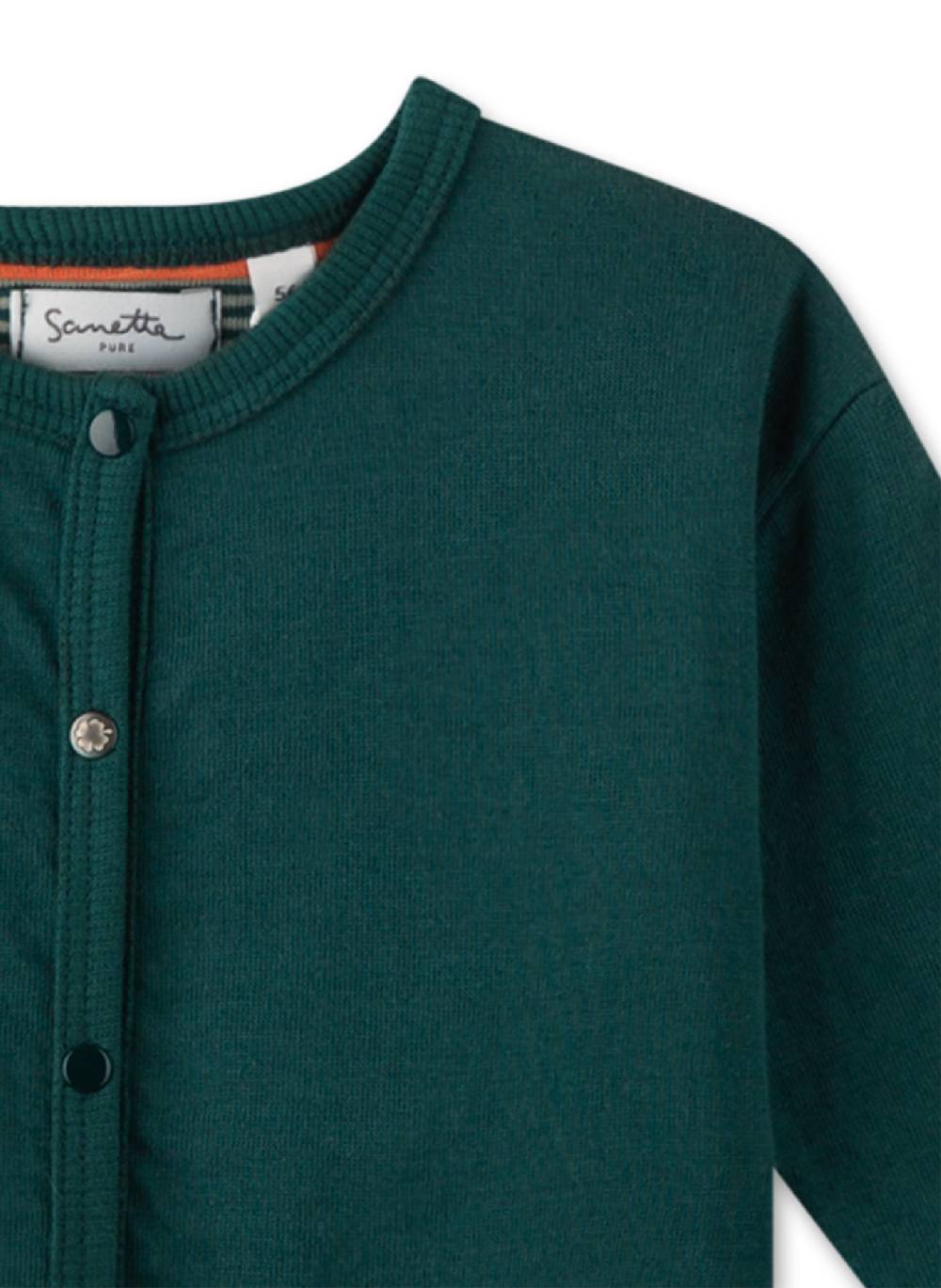 Sanetta Jungen-Sweatjacke Grün Riesige Rabatte