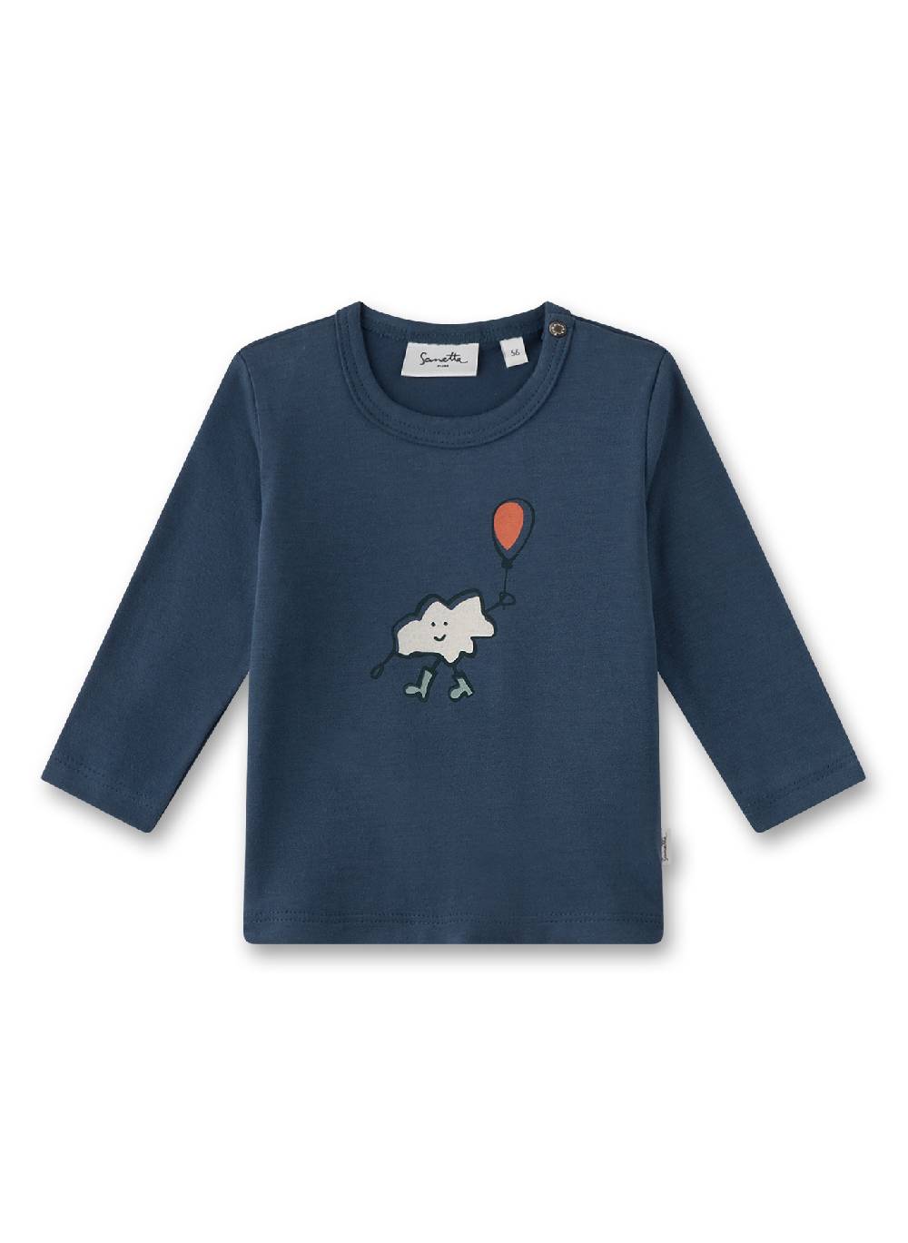 Sanetta Jungen-Langarmshirt Blau Clearance-Verkauf
