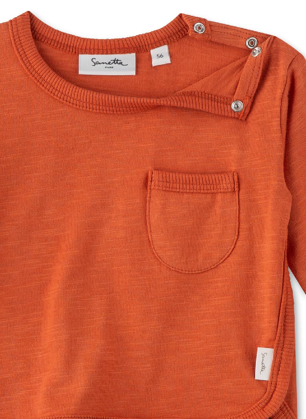 Sanetta Jungen-Langarmshirt Orange Kostenloser Versand international