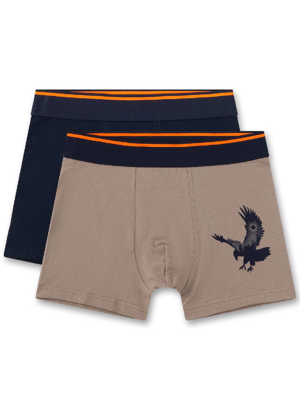 Sanetta Jungen-Hipshorts (Doppelpack) in Braun Limitierter Zeitrabatt