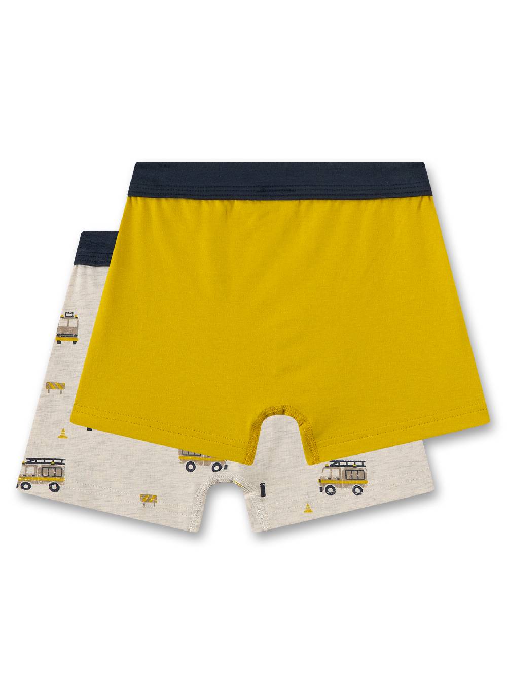 Sanetta Jungen-Hipshorts (Doppelpack) Gelb & Beigemelange Großer Ausverkauf