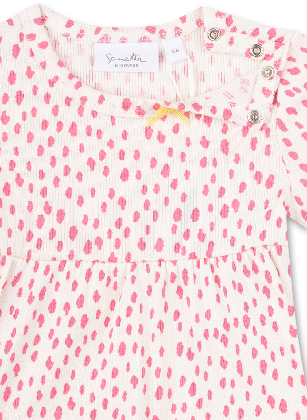 Sanetta Mädchen-Kleid Off-White Kostenlose Rückgabe